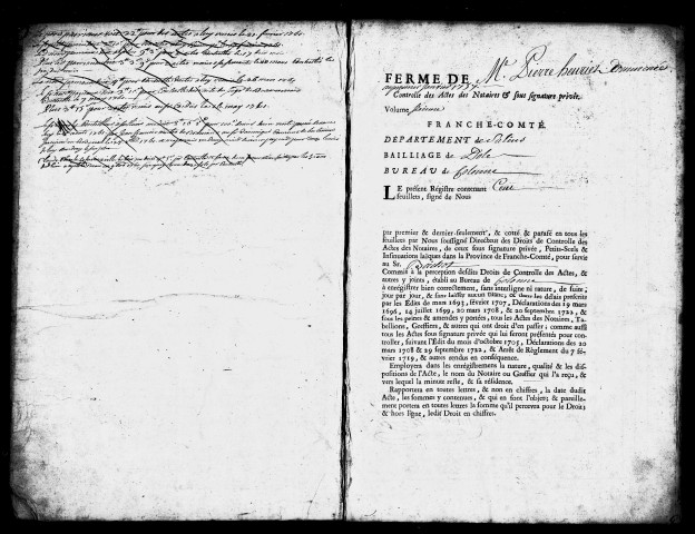 Registre du 7 février 1761 au 22 août 1762