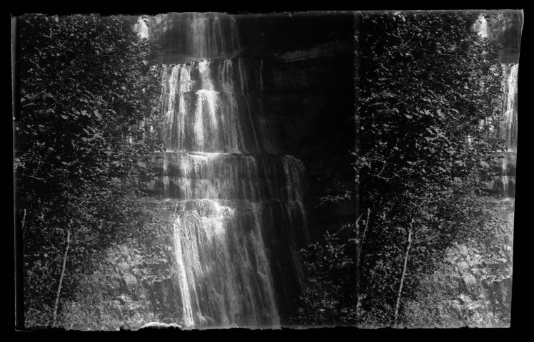 Cascades du Hérisson, la cascade de l'Éventail.