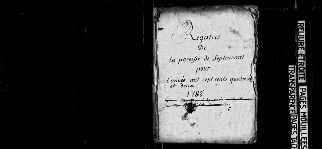 Baptêmes, mariages, sépultures.