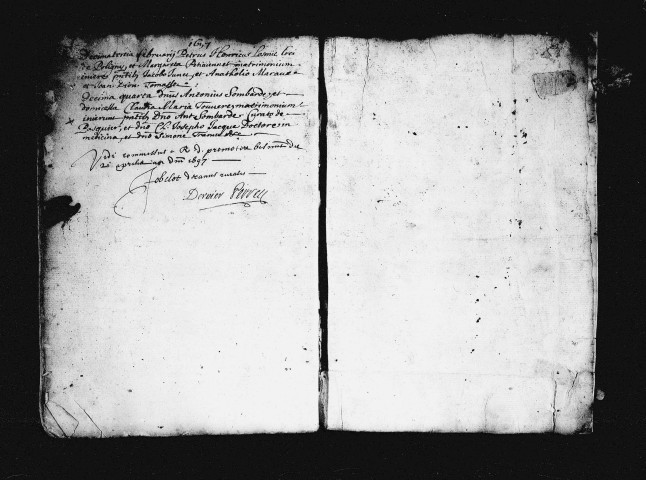 Série communale : mariages, 28 avril 1697 - 13 juillet 1706.