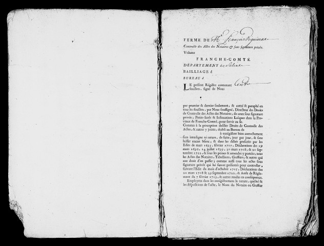 Registre du 31 octobre 1755 au 30 septembre 1756