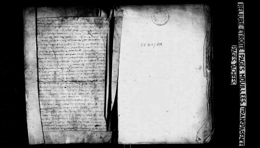Série communale : baptêmes 4 août 1565-février 1617.