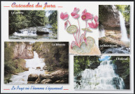 Cacades du Jura - Le pays où l'homme s'épanouit - Environs de Champagnole - Jura (39) - La lemme entre Champagnole et Saint Laurent - Cascades du Hérisson ( Le Saut Girard et l' Eventail) - La Billaude