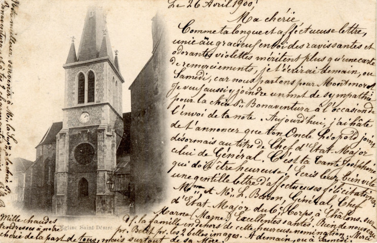 Lons-le-Saunier. L'église Saint-Désiré.