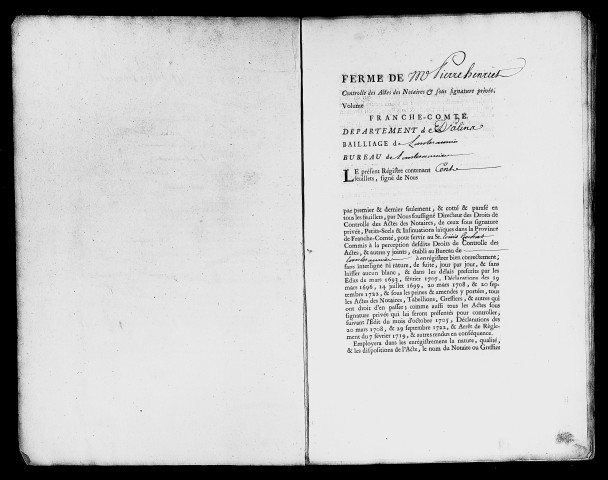 Registre du 12 mars au 6 juin 1759