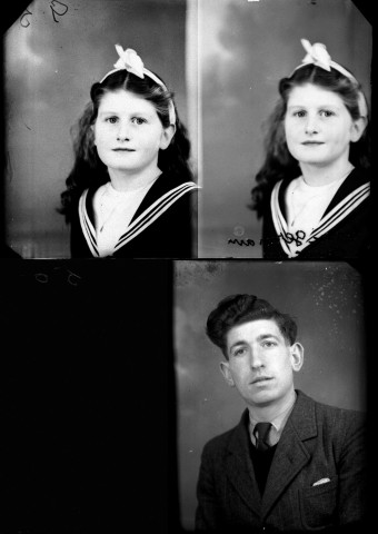 Identités. Louise Germaine. Censeau / Jean Perrin. Mièges