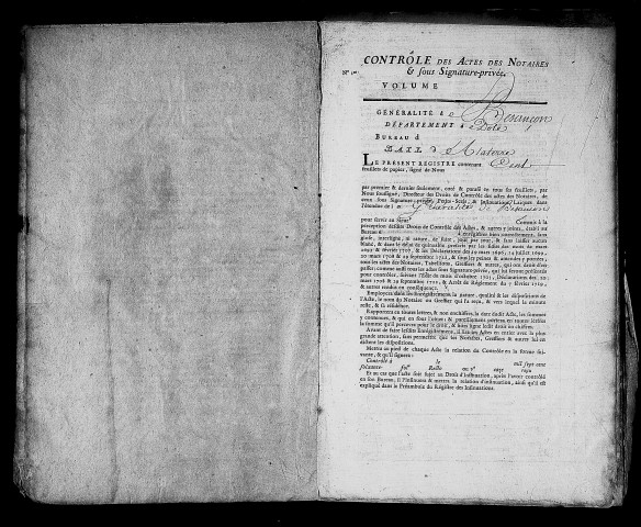 Registre du 2 décembre 1772 au 24 avril 1773