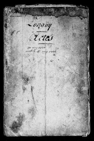 Registre du 17 mai 1720 au 4 mai 1726
