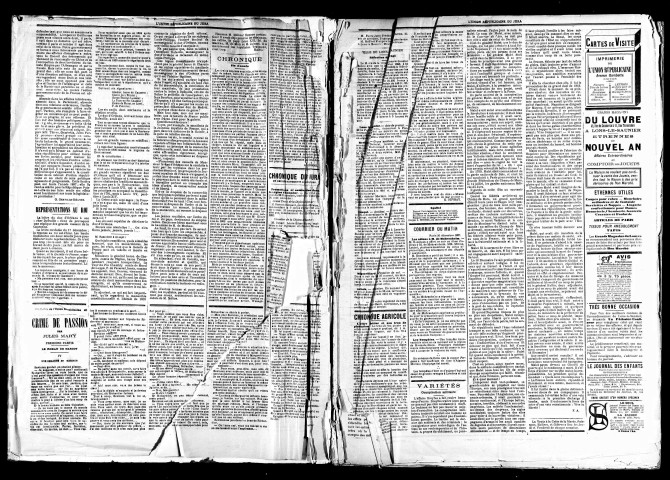 L'Union républicaine du Jura. 1898.