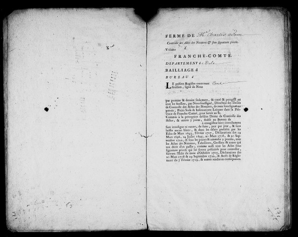 Registre du 3 octobre 1750 au 1er février 1751