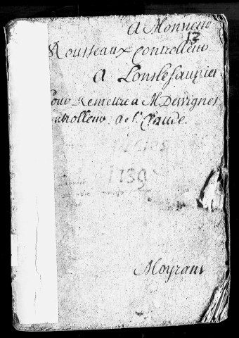Registre du 1er janvier 1739 au 29 décembre 1740