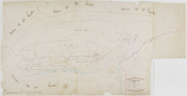 Coyron, section C, Garde-Chemin, feuille 4.géomètre : Marlette