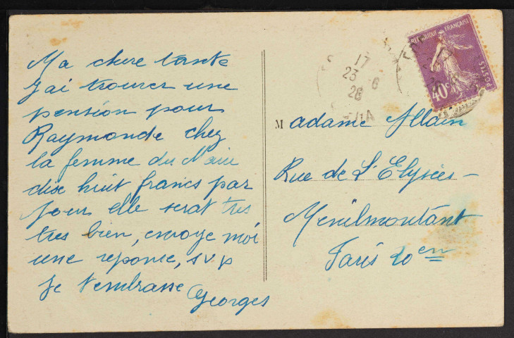 Foncine-le-Bas (Jura) - Vue générale prise du Taureau (1928)