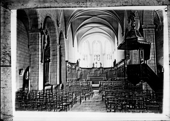 Eglise, les Cordeliers (intérieur). Lons-le-Saunier