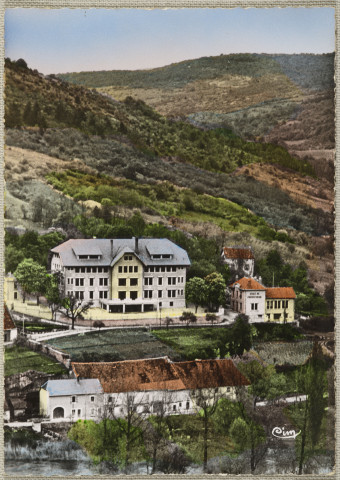 Port-Lesney (Jura) - Vue aérienne - Le préventorium