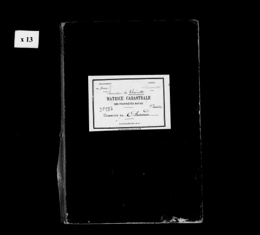 Matrice des propriétés bâties.