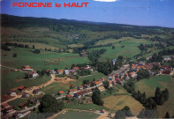 Foncine-le-Haut (Jura). Le village. Bron, Cellard.