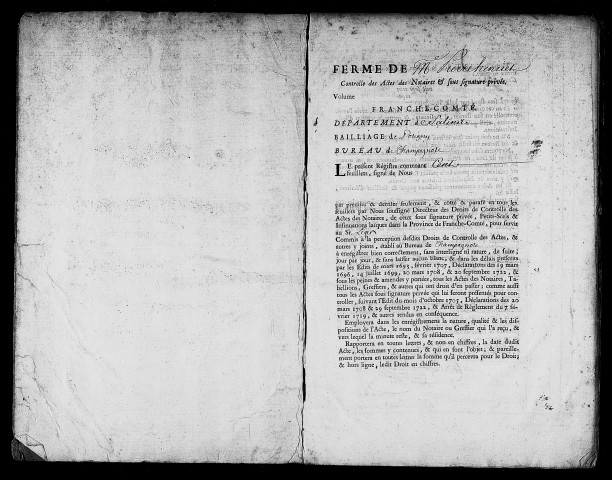 Registre du 3 décembre 1761 au 23 avril 1763