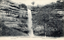 Salins-les-Bains (Jura). Cascade de la Pissouze. Lons-le-Saunier, G.B.