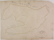 Chambéria, section A, Sancia, feuille 1.géomètre : Chaunet François