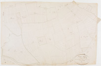 Saint-Aubin, section F, la Borde au Cyr et Borde Rouge, feuille 7. [1825]géomètre : Tabey