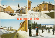 Saint-Laurent (39-Jura) Le village en hiver