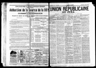 L'Union républicaine du Jura. 1904.