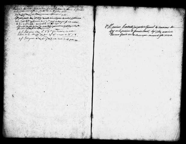 Registre du 9 mars 1770 au 10 septembre 1771