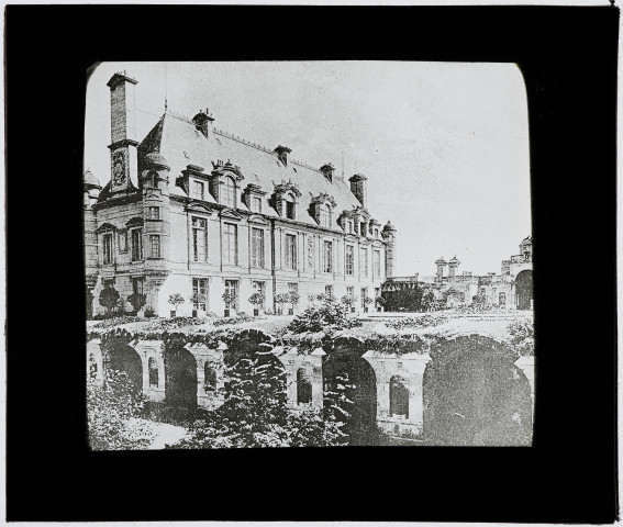 Reproduction d'une vue du château d'Anet.