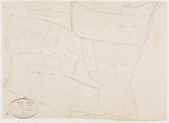Saint-Aubin, section F, la Borde au Cyr et Borde Rouge, feuille 6. [1825] géomètre : Tabey
