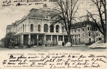 Lons-le-Saunier (Jura). Façade de la Petite Chevalerie.Théâtre, Imp. A. Janet.