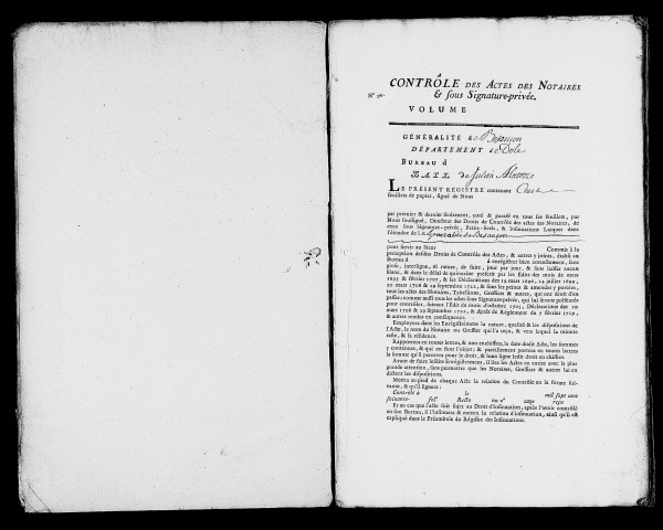 Registre du 5 mai 1771 au 7 novembre 1773