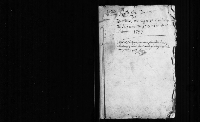 Baptêmes, mariages, sépultures.