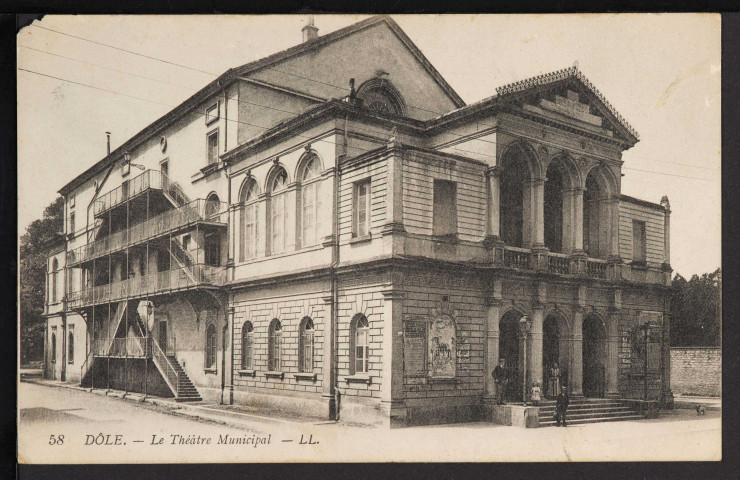 58 Dole.- Le Théâtre Municipal (LL.) (1915)