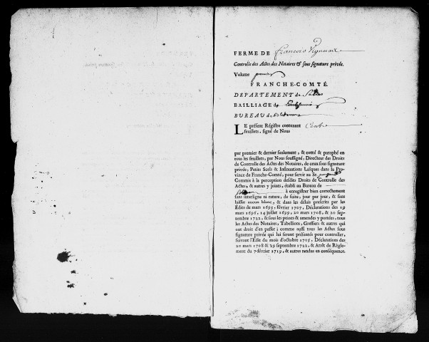 Registre du 6 février 1751 au 16 juillet 1752