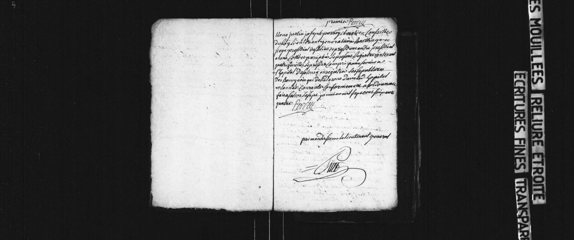 Sépultures, 1764-1769.