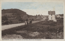 Montrond (Jura). La Rochère et la tour, route de Champagnole. Macon, Combier