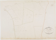 Saint-Aubin, section B, Chemin d'Argand, feuille 1.1825] géomètre : Tabey