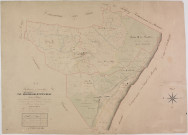 Fay, Bonnefontaine, Picarreau, tableau d'assemblage, -Tableau d'assemblage des communes de Fay, Bonnefontaine, Picarreau canton de Poligny.Date : 1836.