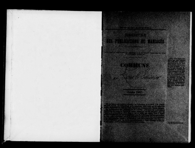 Publications de mariage.