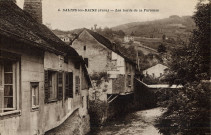 Salins-les-Bains (Jura). 4. Les bords de la Furieuse. Dole, Karrer.