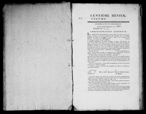 journal des recettes des droits de contrôle (10 septembre 1789-10 avril 1791)