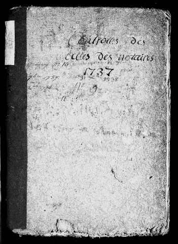 Registre du 14 septembre 1737 au 30 décembre 1738