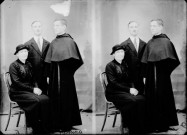 Séminariste François Hammel avec ses parents