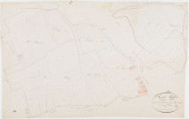 Saint-Aubin, section F, la Borde au Cyr et Borde Rouge, feuille 1. [1825] géomètre : Tabey