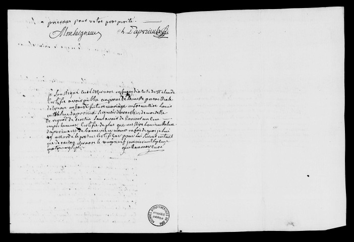 Dossiers instruits en 1787