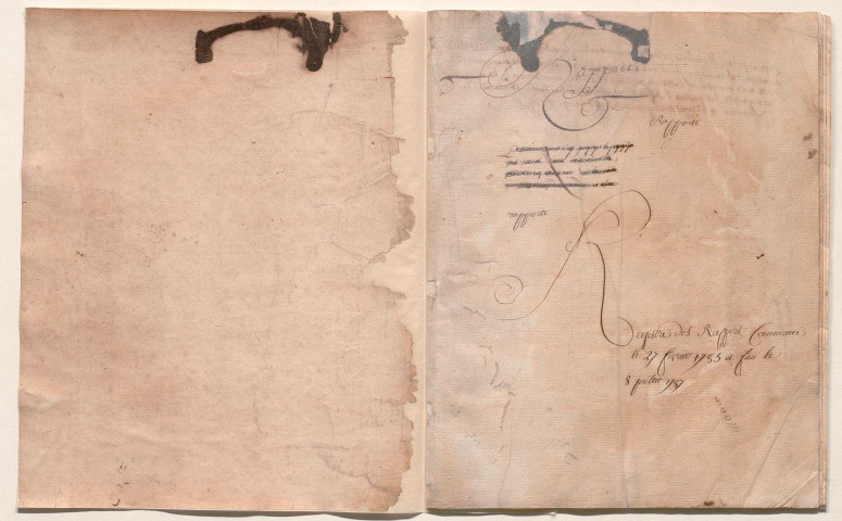 Actes du 27 février 1785 au 3 juillet 1787.