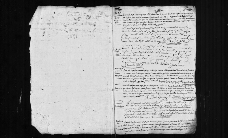 Baptêmes, mariages, sépultures.