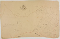 Denezières, section D, les Combettes, feuille 2.géomètre : Dussauget