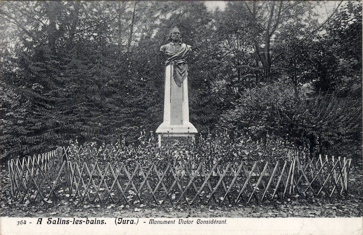 Salins. Monument Victor Considérant